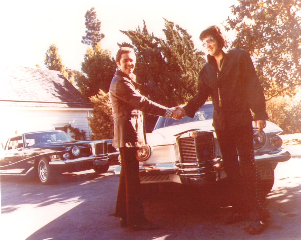 Jules Meyers and Elvis Presley
