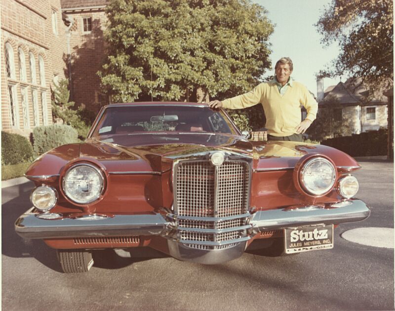 Dean Martin with Stutz Blackhawk