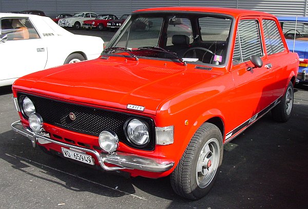 Fiat 128 Rally Auch die Sportversion pr sentiert sich hier