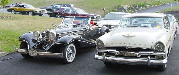 cars at party