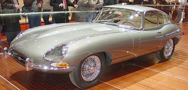 Jaguar of course presented an EType next to the prototype of a new Jaguar 