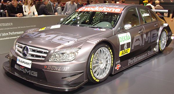 Mercedes showed the allnew Cclass and the new racecar was shown too