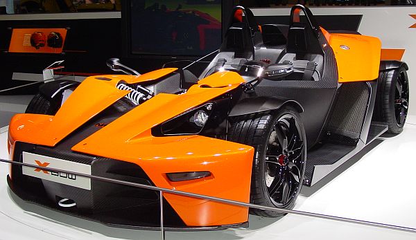 KTM XBow A motorcycle with four wheels ultralight and powerful