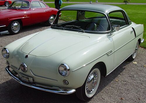 2nd in class Fiat Abarth 600 Viotti Coupe 1959