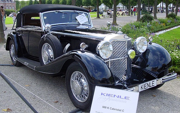 2nd Mercedes 500K Cabriolet C 1935